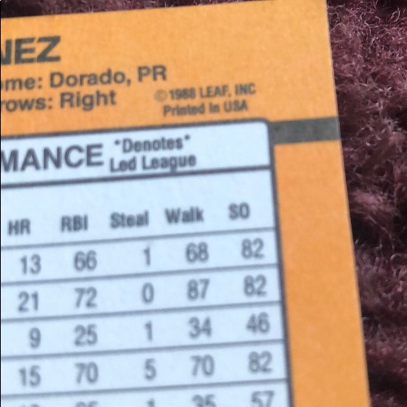 Baseball Error Card - Picture 3 of 3